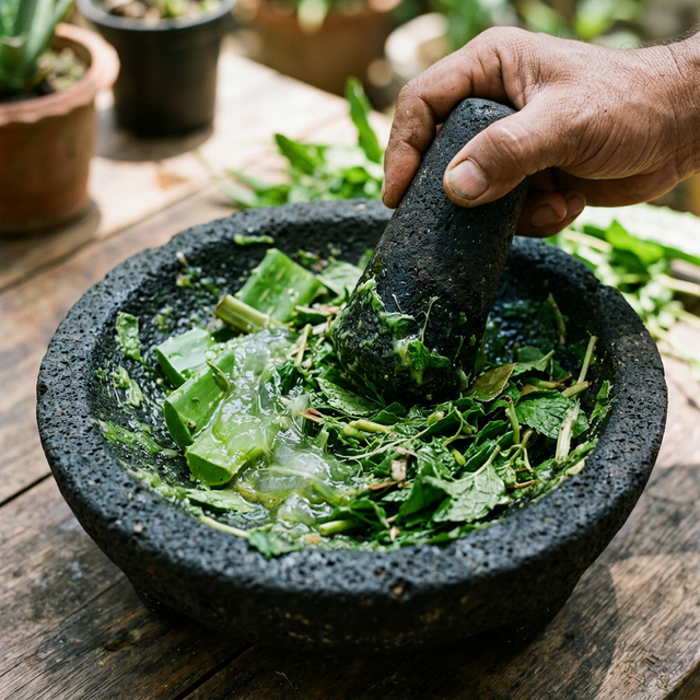 herbal medicine plants green